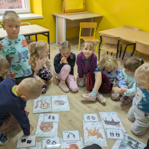 Zajęcia kształtujące świadomość ekologiczną/Mieszkańcy lasu/listopad 2025/0b